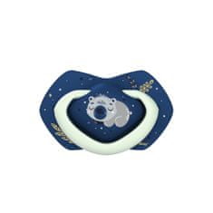 Canpol babies Komplet simetričnih silikonskih dudic Light touch 0-6m Sleepy koala blue