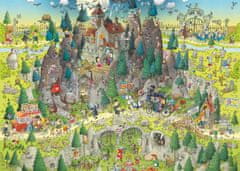 Heye Puzzle Crazy Zoo: Razstava Transilvanije 1000 kosov