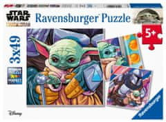 Ravensburger Puzzle Vojna zvezd - Mandalorian 3x49 kosov