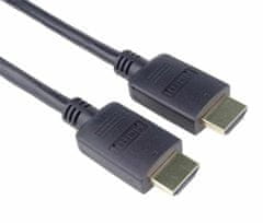 HDMI 2.0 High Speed + Ethernet kabel, pozlačeni konektorji, 3 m