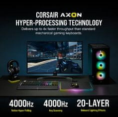 Corsair gaming tipkovnica K100 OPX