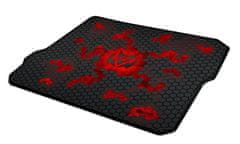 C-Tech Gaming podloga za miško ANTHEA CYBER RED, 320x270x4mm, šivani robovi