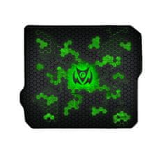 C-Tech Gaming podloga za miško ANTHEA CYBER GREEN, 320x270x4mm, šivani robovi