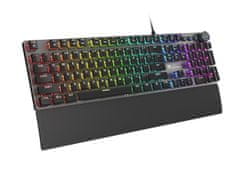 Genesis Gaming mehanska tipkovnica THOR 400/RGB/Kailh Red/Wired USB/US layout/Black