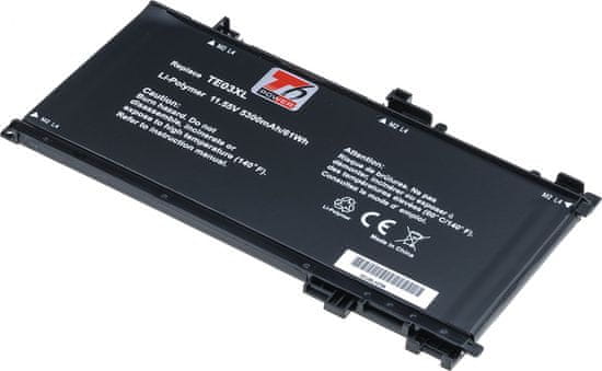 T6 power Baterija T6 HP Pavilion 15-bc000, 15-bc200, Omen 15-ax000, 5300mAh, 61Wh, 3-celična, Li-pol