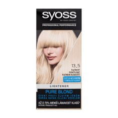 Syoss Permanent Coloration Lightener trajni posvetljevalec las 50 ml Odtenek 13-5 platinum lightener za ženske