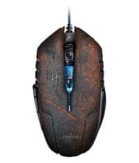 Hama uRage gaming miška Morph - Apocalypse/ žična/ optična/ osvetljena/ 2400dpi/ 6 gumbov/ USB/ črna