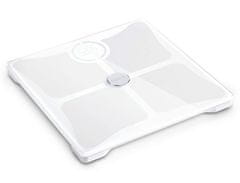 Umax Smart Scale US10C/ 0,2 - 180 kg/ Bluetooth 4.0/ 14 telesnih parametrov/ Slovenščina/ Bela