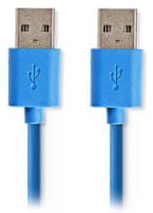 kabel USB 3.0/ vtič USB-A - vtič USB-A/ modri/ 2 m