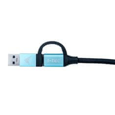 I-TEC kabel USB 3.1 (Type-C) do USB 3.1 (Type-C) z adapterjem USB 3.0, 1 m