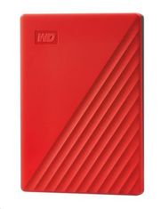 WD My Passport prenosni 2TB podaljšani 2,5" USB3.0 Rdeča