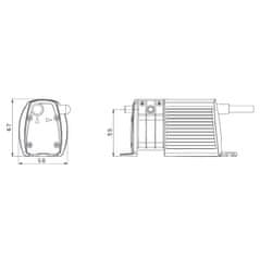 OEM Črpalka kondenzata Charles Austen Mini Blue Cooling Signal kapaciteta 8 l/h, max. izpust 8 m (kanal, strop, daljinski lahko