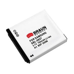 Braun Baterija SAMSUNG SLB-0937, 750 mAh