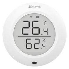 EZVIZ pametni senzor temperature in higrometer T51C/ Zigbee 3.0/ domet 200 m/ življenjska doba 1 leto/ baterija CR2450/ bela