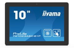 iiyama 10" TW1023ASC-B1P, IPS, HD, kapacitivni, 10P, 450cd/m2, mini HDMI, WiFi, spletna kamera, Android 8.1