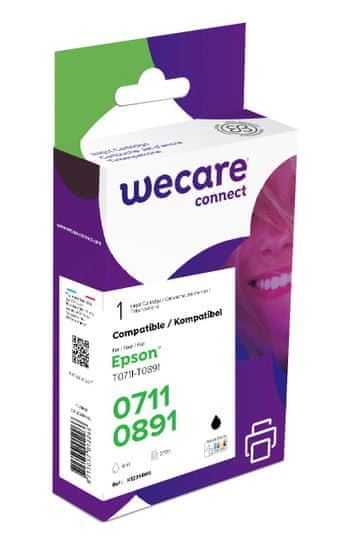 Armor Črnilo WECARE, združljivo s črnilom EPSON C13T07114012, črno/črno pigmo