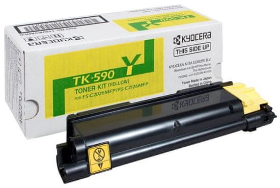 Kyocera Toner TK-590Y/ FS-C2026MFP/ C2126MFP/ 5 000 strani/ rumena