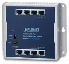 Planet industrijsko plosko stikalo 8x 1Gb, 12VDC, IP30, -20/60 stopinj, brez ventilatorja