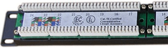 DATACOM Patch panel 24x RJ-45,Cat5e UTP,1U,19" LSA