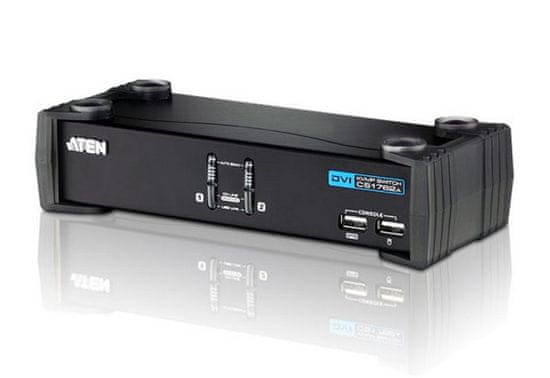 Aten 2-portno stikalo KVM DVI/Audio USB CS-1762A USB HUB