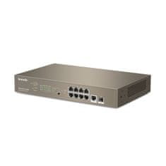 Tenda TEG5310P-8-150W Gigabitno stikalo L3 PoE+ 130W, 8x 1Gb/s PoE+, 2x RJ45/SFP, STP, IGMP, VLAN, Rack