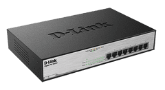 D-Link DGS-1008MP 8x 1000 namizno stikalo, 8PoE vrat