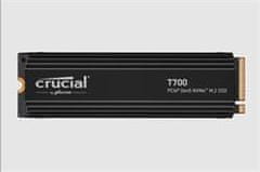 Crucial 2TB T700 PCIe Gen5 NVMe TLC M.2 SSD s hladilnikom