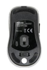 Evolveo WM430/črna/optična/1 600 DPI/brezžični USB/črna