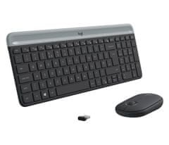 Logitech slim Brezžični komplet MK470 - grafit, ZDA