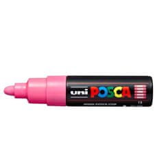 Uni-ball Posca akrilni marker PC-7M, 4,5 - 5,5 mm, roza (z okroglo, debelo konico)