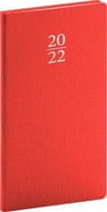 Dnevnik 2022: Capys - rdeč/žepni, 9 x 15,5 cm