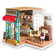 Robotime Igrača miniaturna hiša Café