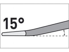 Extol Premium Ravno dleto SDS PLUS pod kotom 15°, 250x14mm, širina rezila 60mm