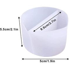 Northix Orodje za vlivanje akrila - Silikon - 2 barvi 