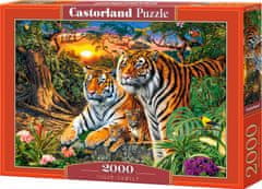 Castorland Tiger Family Puzzle 2000 kosov