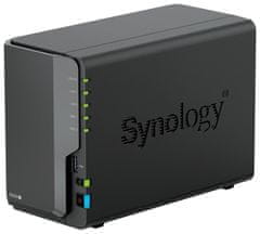 Synology DS224+ 2x SATA, 2 GB RAM, 2x USB 3.2, 2x GbE