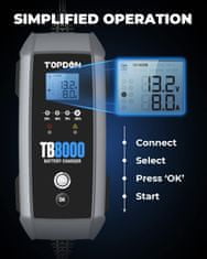 TOPDON Polnilec avtomobilskih baterij TB8000