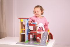 Bigjigs Toys Bigjigs igrače Garaža s parkiriščem