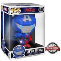 Funko POP Jumbo: Marvel Mech - 10´ Captain America (omejena posebna izdaja)