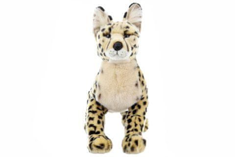 Uni-Toys Plišasta mačka Savannah 50 cm - EKO-prijazno