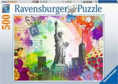 Ravensburger Puzzle Razglednica iz New Yorka 500 kosov