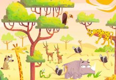 Ravensburger Puzzle&Play: Safari 2x24 kosov