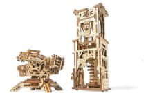 UGEARS 3D lesena mehanska sestavljanka Archballista - stolp