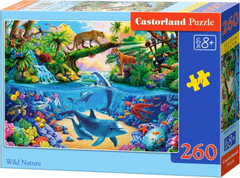 Castorland Puzzle z divjimi živalmi 260 kosov