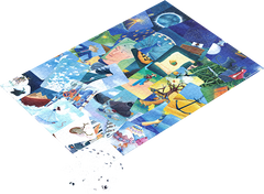 Libellud Puzzle Dixit Collection: Blue Mishmash 1000 kosov