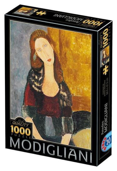 D-Toys Puzzle Portret Jeanne Hebuterne 1000 kosov