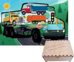 FA LIXEN Lesena sestavljanka Truck XL 389 kosov v darilni škatli