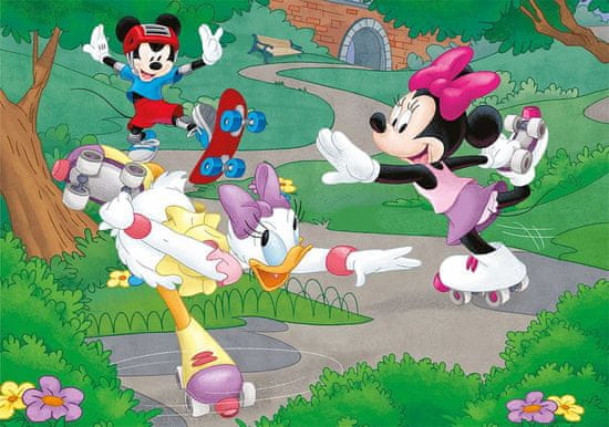 Dino Minnie se ukvarja s športom: sestavljanka 100XL kosov