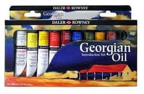 Daler Rowney Georgian oljne barve set Selection 10x38 ml