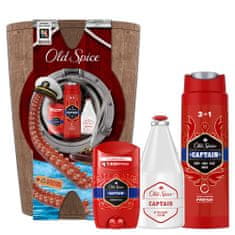 Old Spice Wooden Barrel set, gel za tuširanje, dezodorant v stiku, losjon po britju